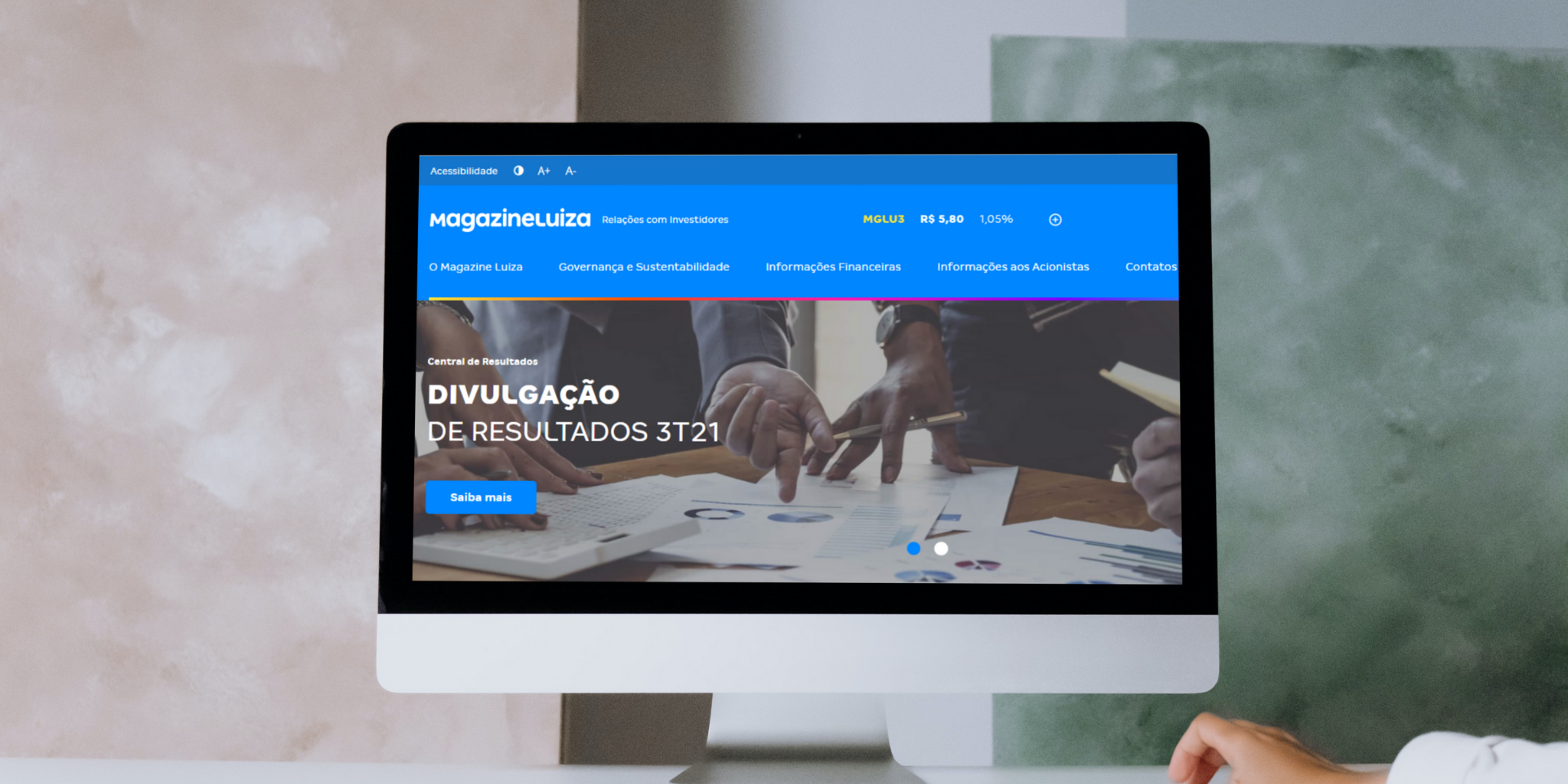 novo site de ri do magalu