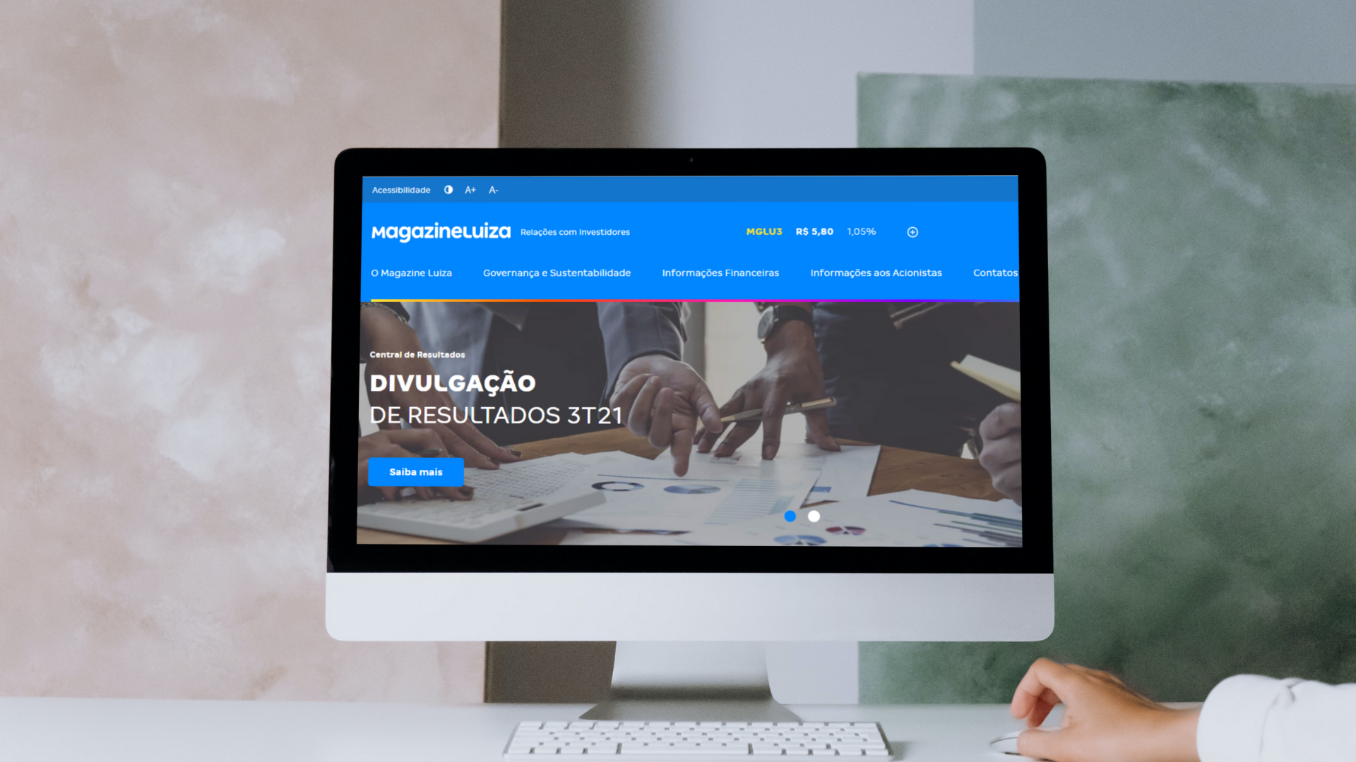novo site de ri do magalu